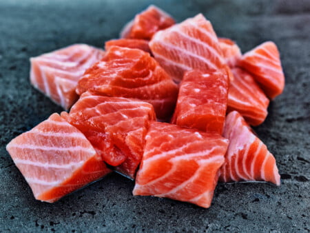 Salmon Diced 1/2 kilo